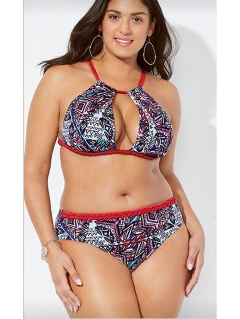 Multi-colored 2-piece Bikini